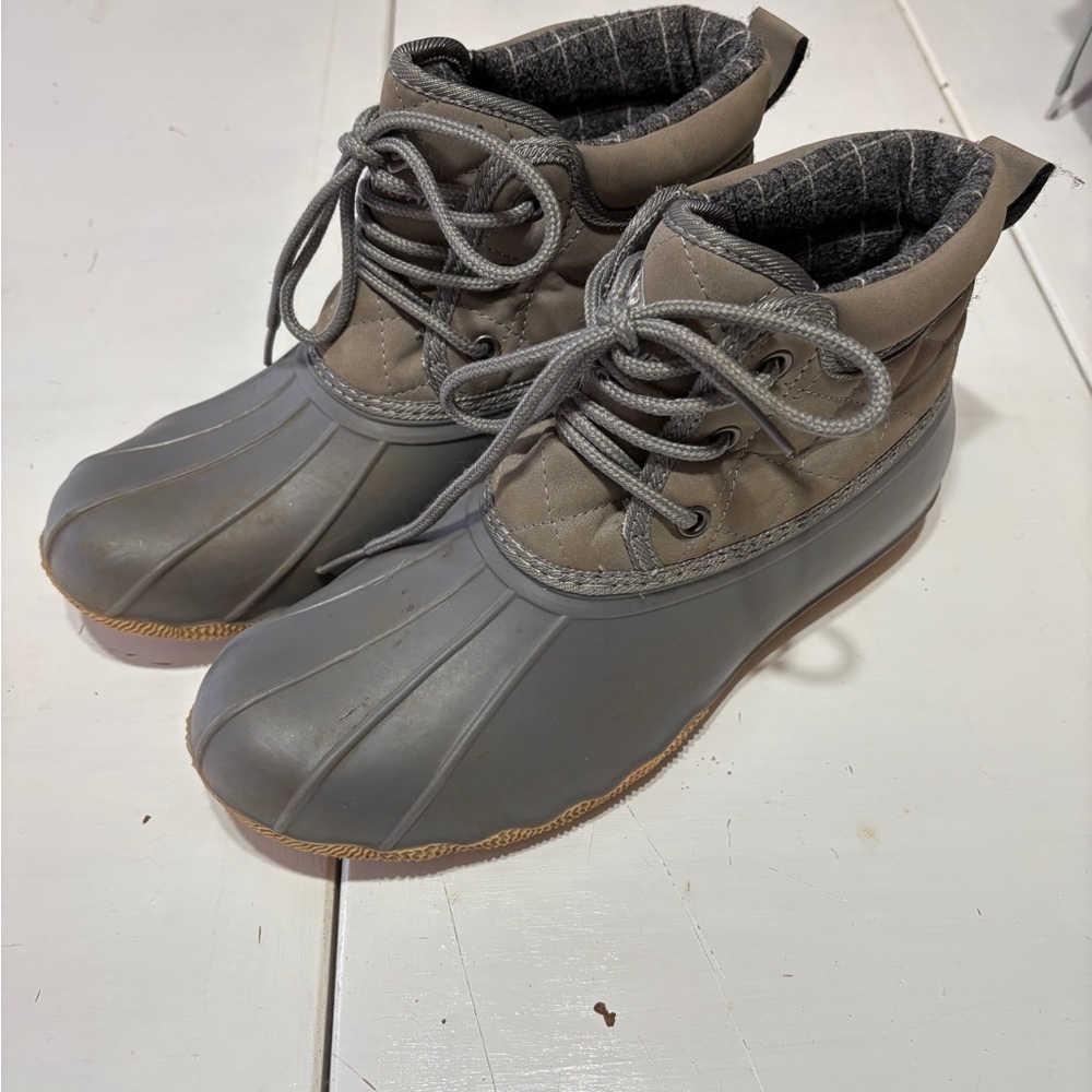 Dream Pairs Gray Winter & Rain Boots